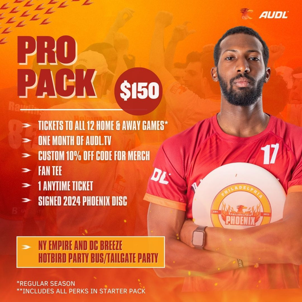 2024 Phoenix Season Ticket Pro Pack Phila Phoenix