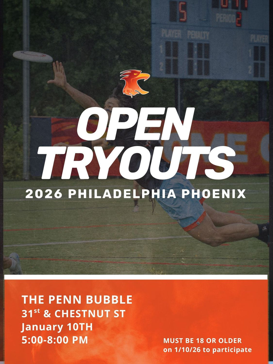 2026 Philadelphia Phoenix Open Tryouts