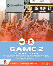Load image into Gallery viewer, Philadelphia Phoenix vs. Pittsburgh Thunderbirds - 5/30/26