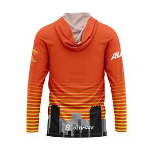 The Orange Skyline Sun Hoodie